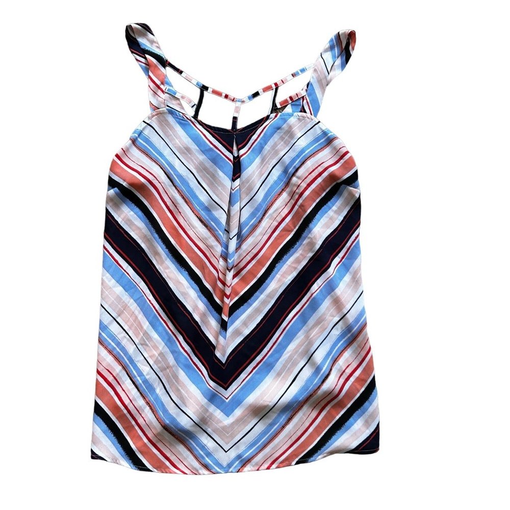 Maurices multicolored chevron sleeveless tank top women’s size medium 1489